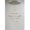 Et2 Saturn II LED 6-Light 30" Wide Matte Silver Pendant Light E22664-11MS - alternate 2